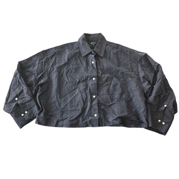 Madewell Straight-Hem Shirt Size M NWT - Picture 2 of 10